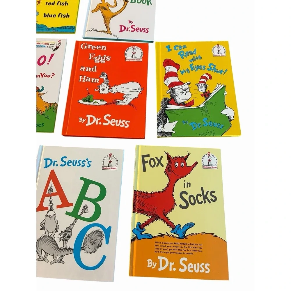 Dr.‎ Seuss Beginner Books Collection Lot of 10 Hardcover Kids Reading Classics